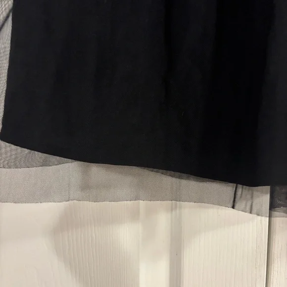 Whimsigoth Black Top with Floral Embroidery - Picture 2 of 6